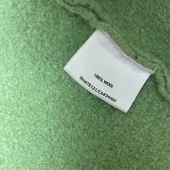 Women’s Eileen fisher wool green blazer jacket size petite medium - Picture 8 of 9